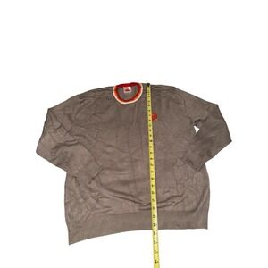 Burger King Manager Sweater M Crewneck Embroidered Logo Knit Pullover Sample